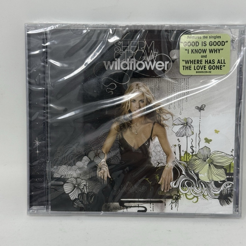 Sheryl Crow Wildflower CD 2005 Hype Sticker Sealed NEW‎